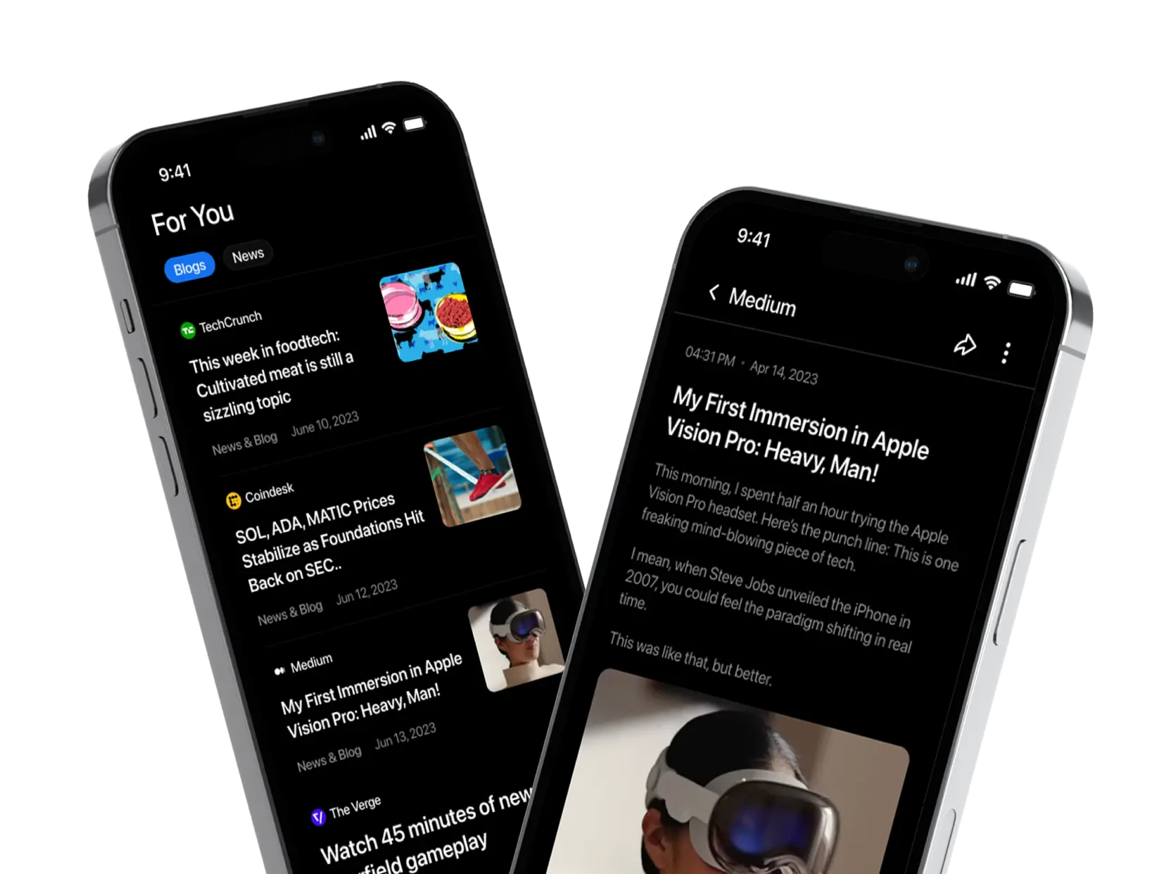 Phones showing Gravitate